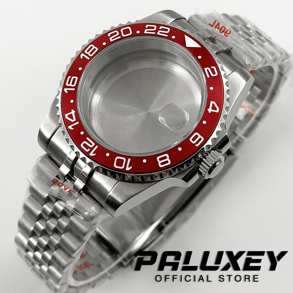 Watch Bezel Insert - NH35 40mm Diver Waterproof Red GMT