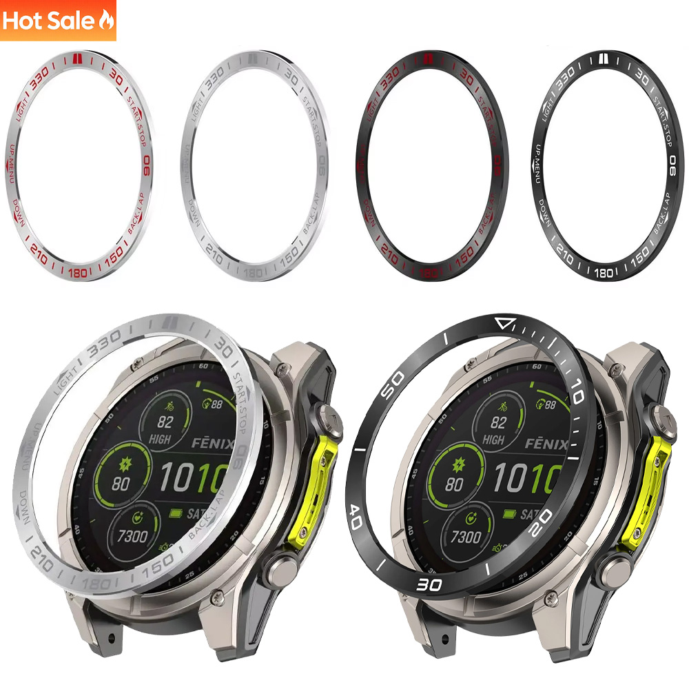 Watch Bezel Insert - Metal Bezel Ring For Garmin Fenix