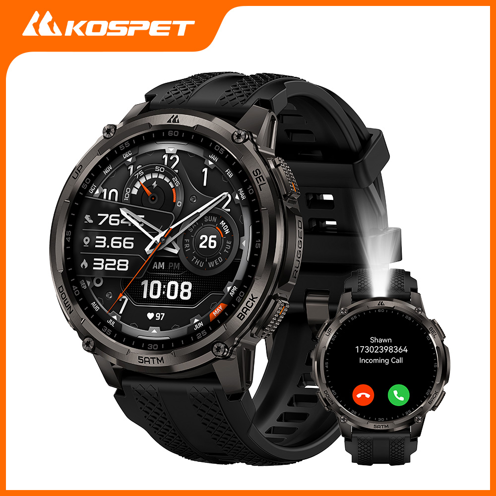 Smartwatch Watches For Men With Gps - KOSPET TANK T4C Smartwatch Men’s Outdoor