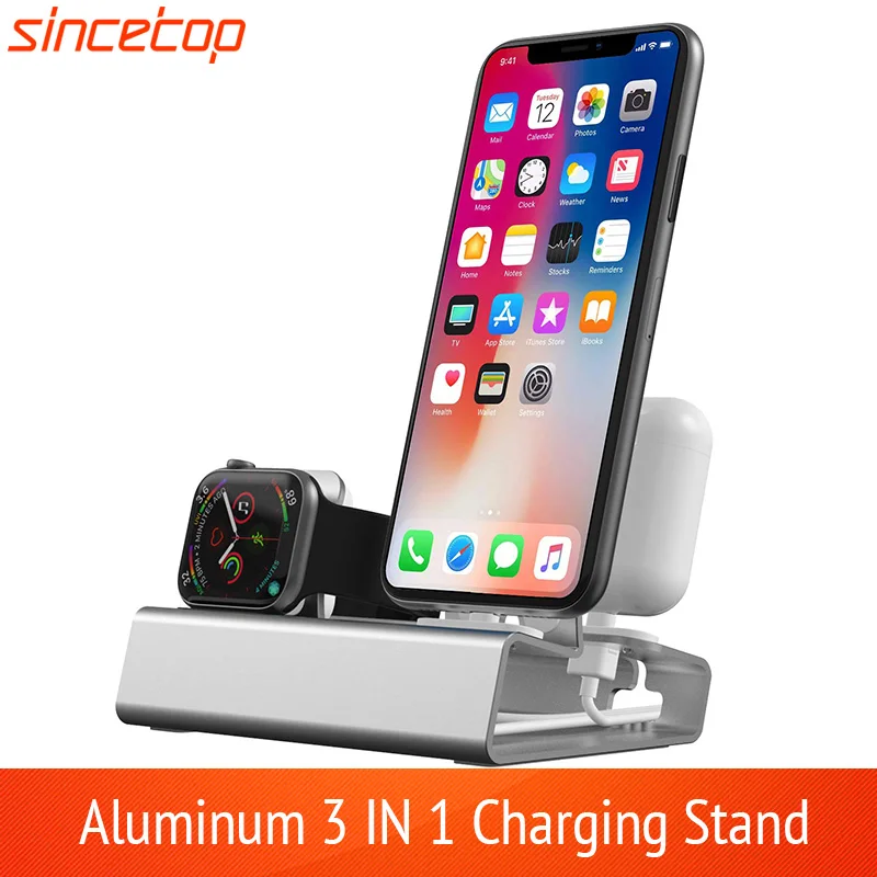 Watch Xs8 - Aluminum 3 in 1 Charging Stand