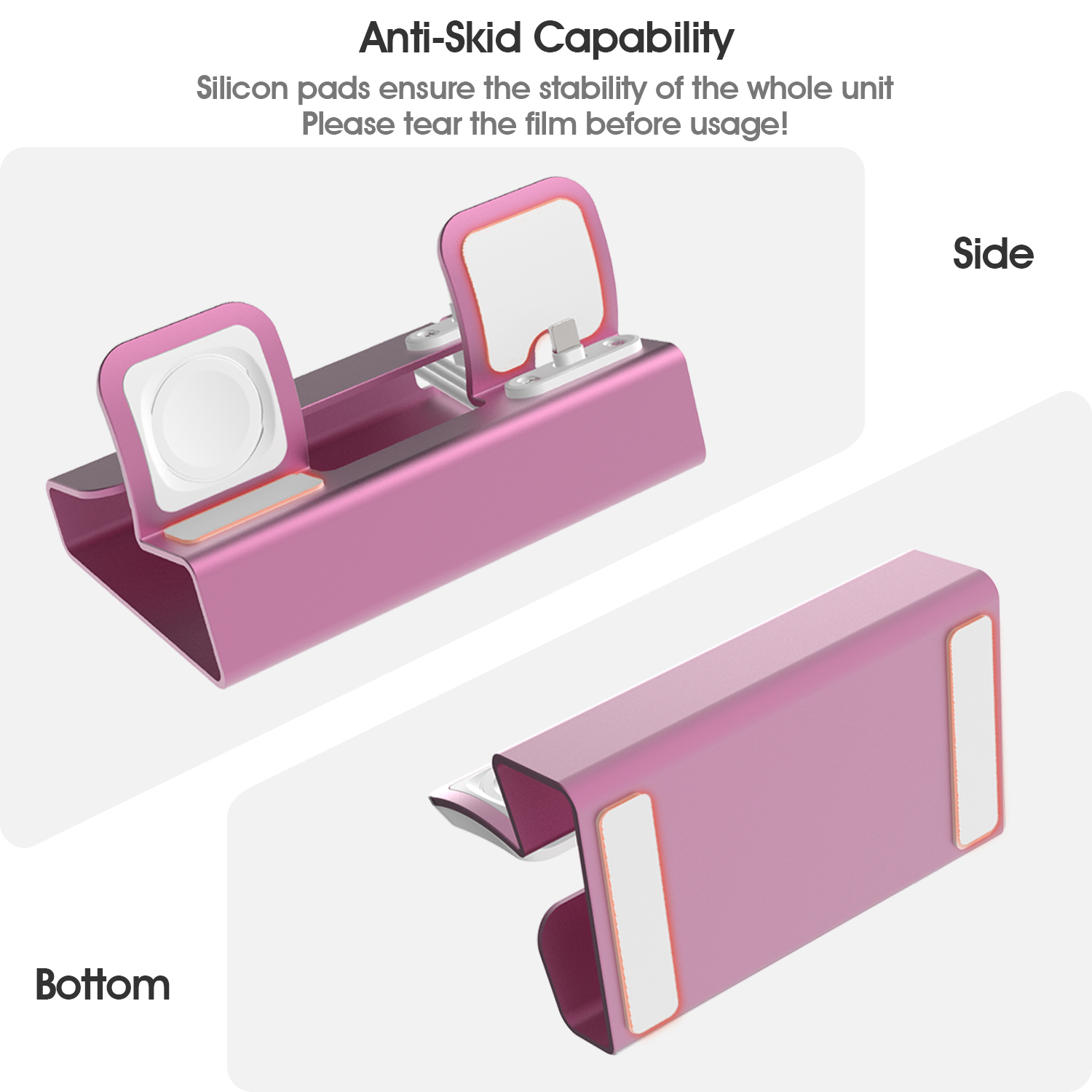 Aluminum 3in 1 Charging Dock F - Watch Xs8 ulasan dan harga