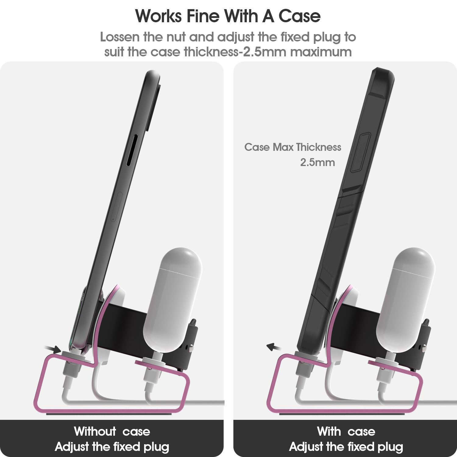Aluminum 3in 1 Charging Dock F - Watch Xs8 ulasan dan harga