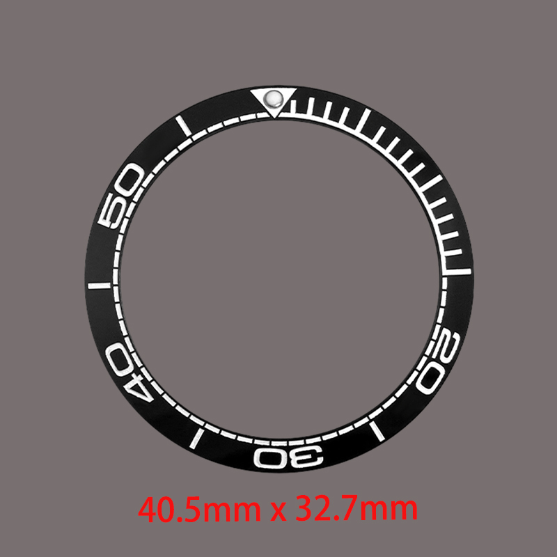 40.5mmx32.7mm Curved Ceramic B - Watch Bezel Insert ulasan dan harga
