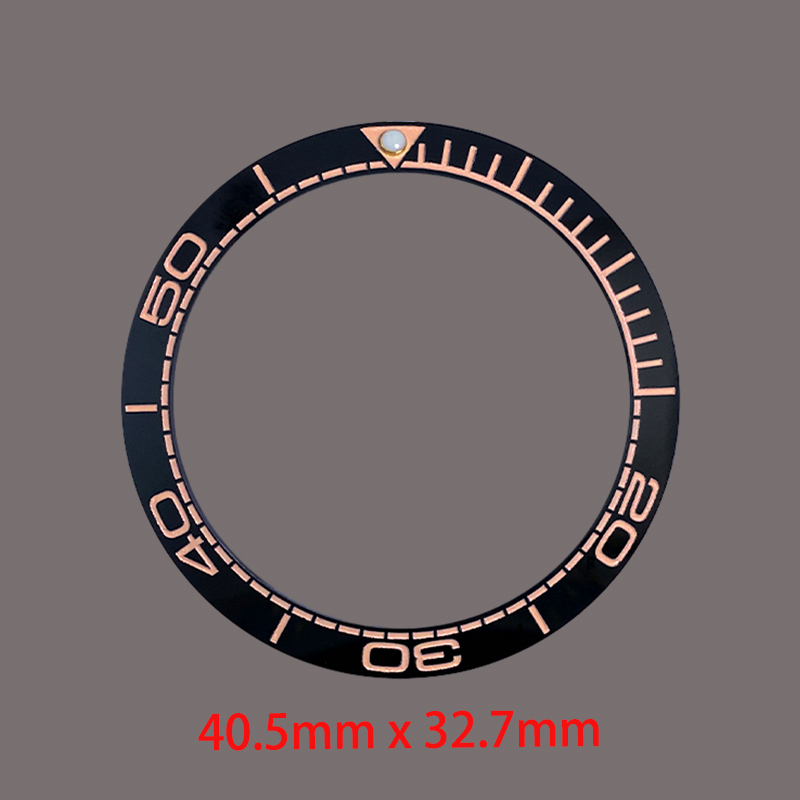 40.5mmx32.7mm Curved Ceramic B - Watch Bezel Insert ulasan dan harga