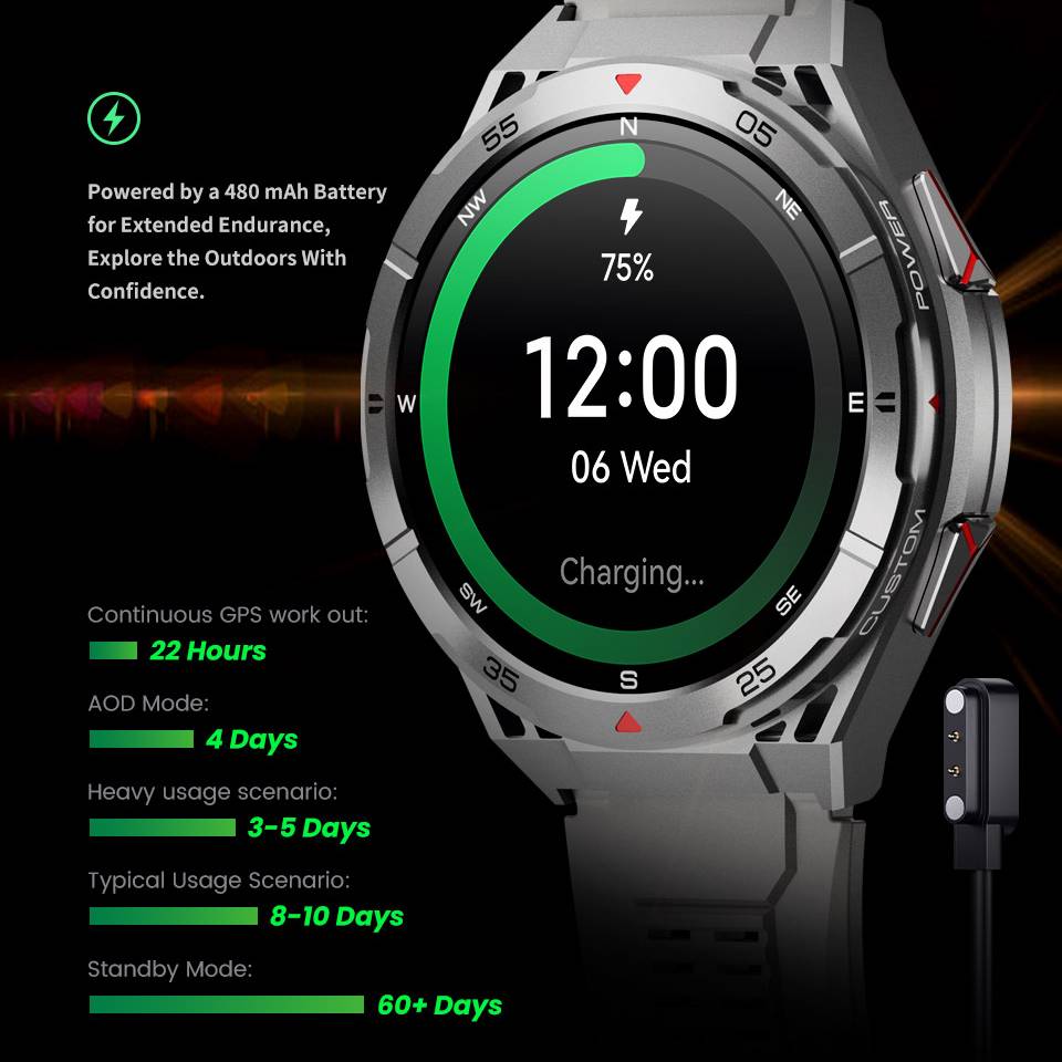 Leadoys X2B Men's Rugged Smart - Smartwatch Watches Best Gift For Men ulasan dan harga