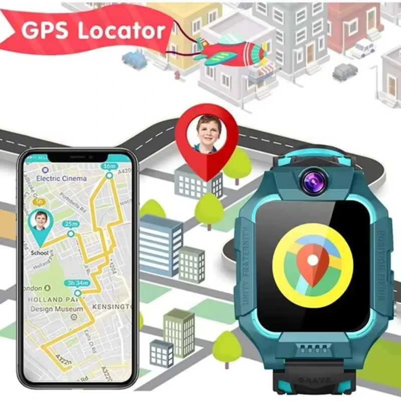 New Kids Smart Watch SOS Antil - Smartwatch Digital Watches For Kids ulasan dan harga