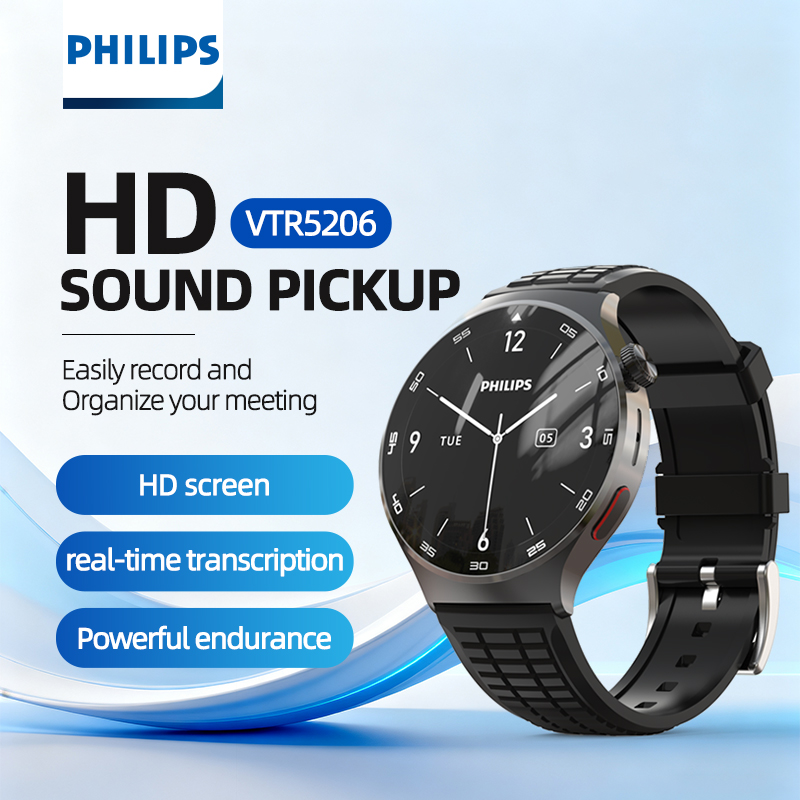 PHILIPS Voice Recorder Watch M - Smartwatch Noise Watches For Men ulasan dan harga