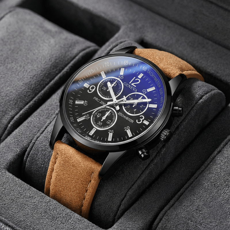 Geneva Men's Chronograph Watch - Smartwatch Watches Best Gift For Men ulasan dan harga