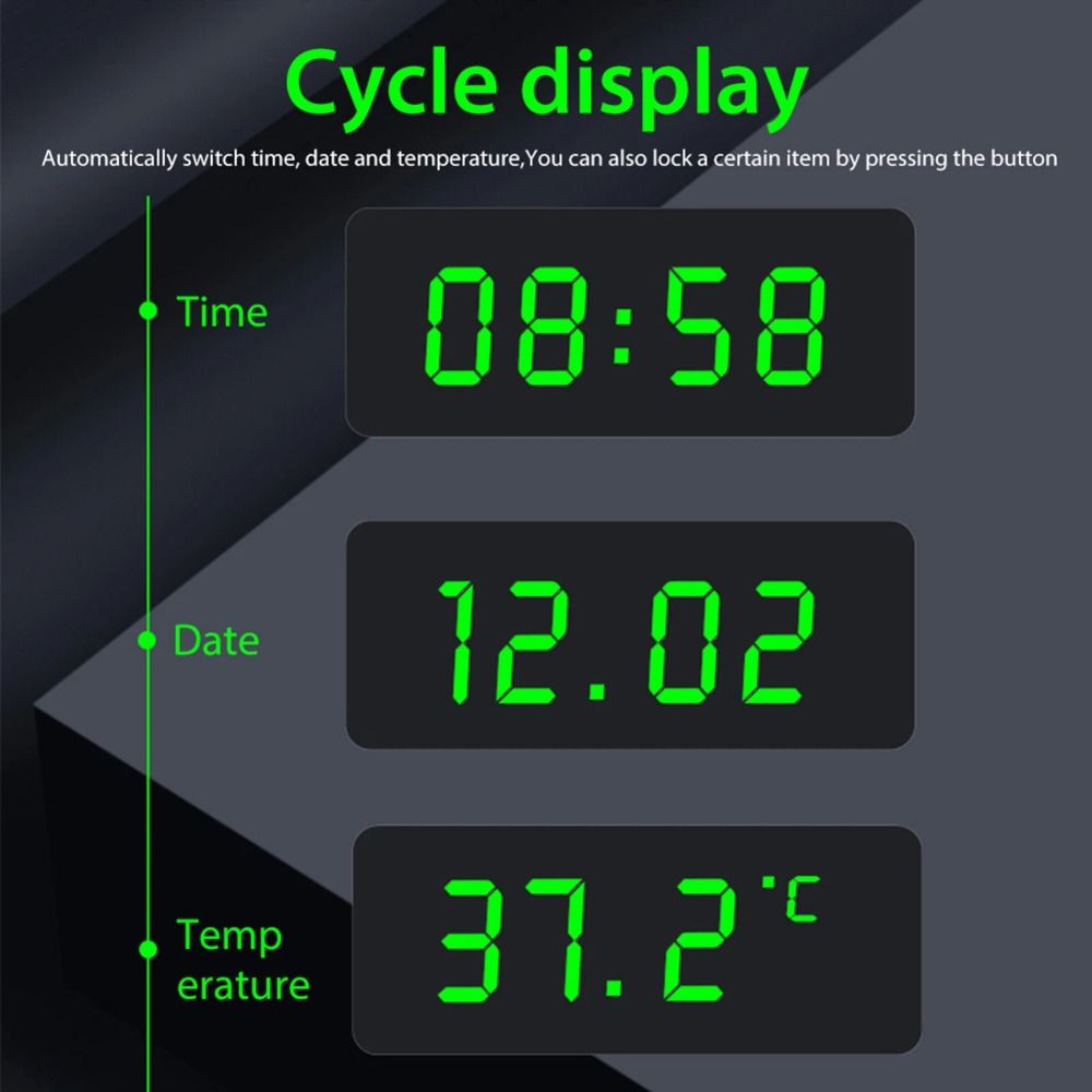 Solar Powered Car Digital Watc - Solar Powered Watch ulasan dan harga