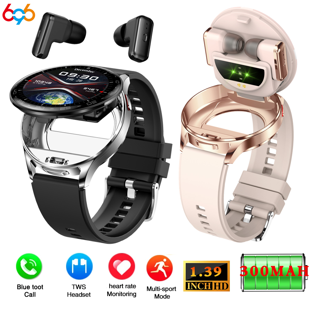 2 In 1 TWS Headset Smart Watch - Smartwatch Noise Watches For Men ulasan dan harga