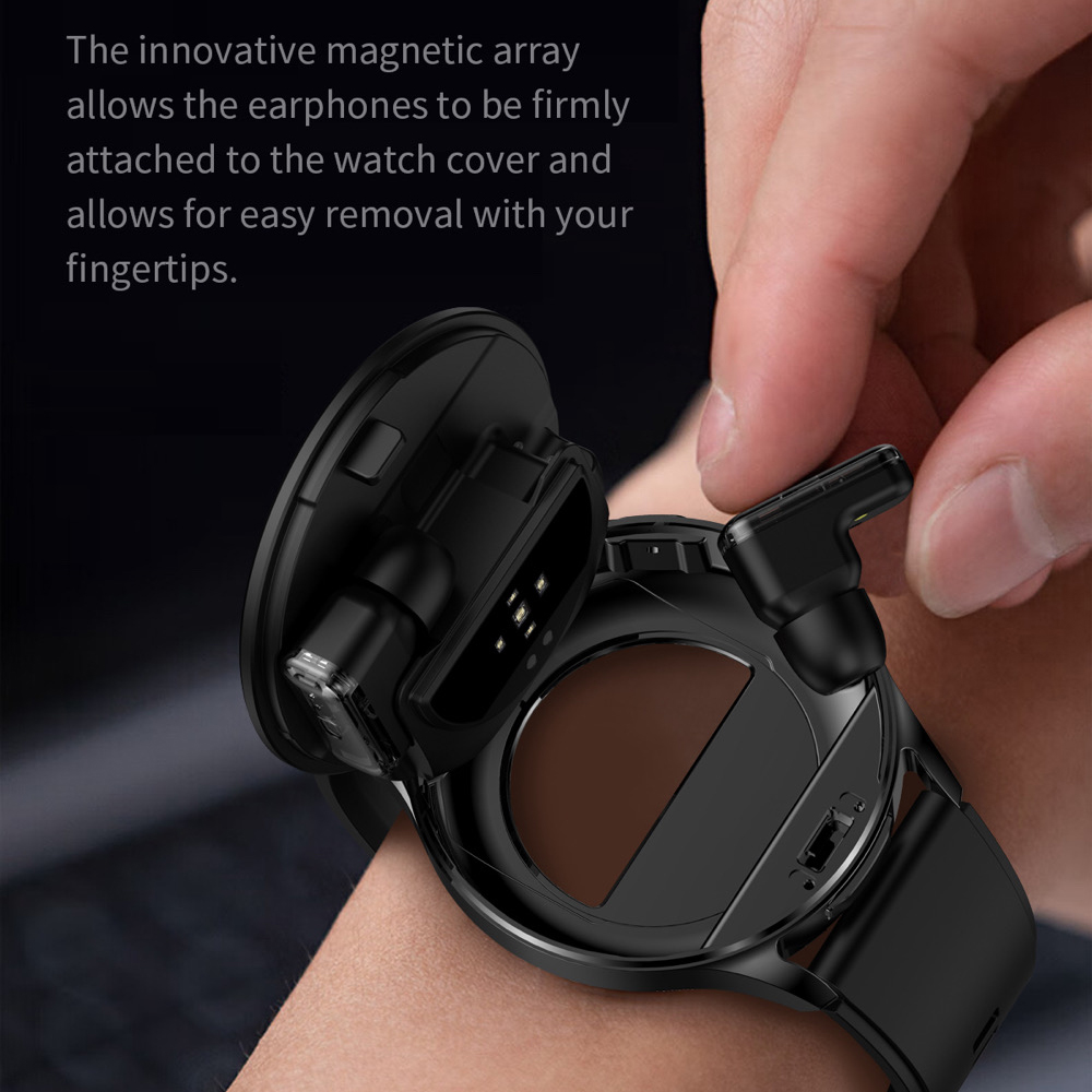 2 In 1 TWS Headset Smart Watch - Smartwatch Noise Watches For Men ulasan dan harga