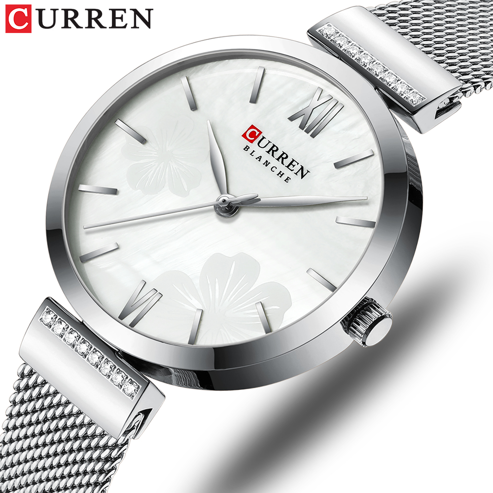 CURREN 9067 Minimalist Quartz  - Mesh Stainless Strap ulasan dan harga