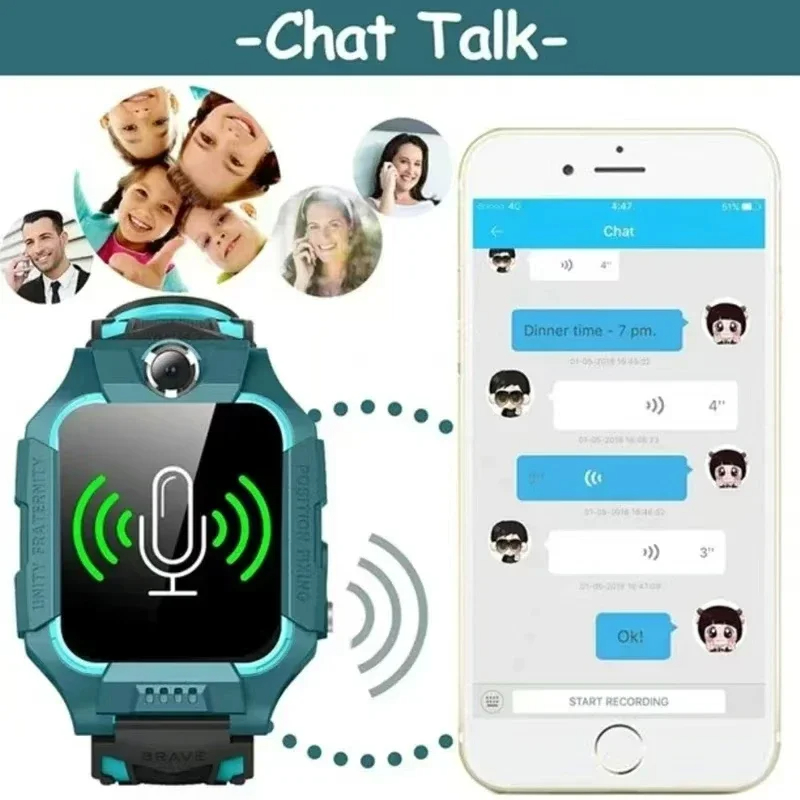 Lenovo 5G Kids Smart Watch Gif - Smartwatch Digital Watches For Kids ulasan dan harga