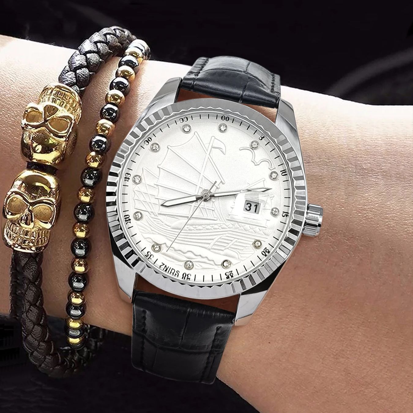 European and American Style Sa - Smartwatch Watches Best Gift For Men ulasan dan harga