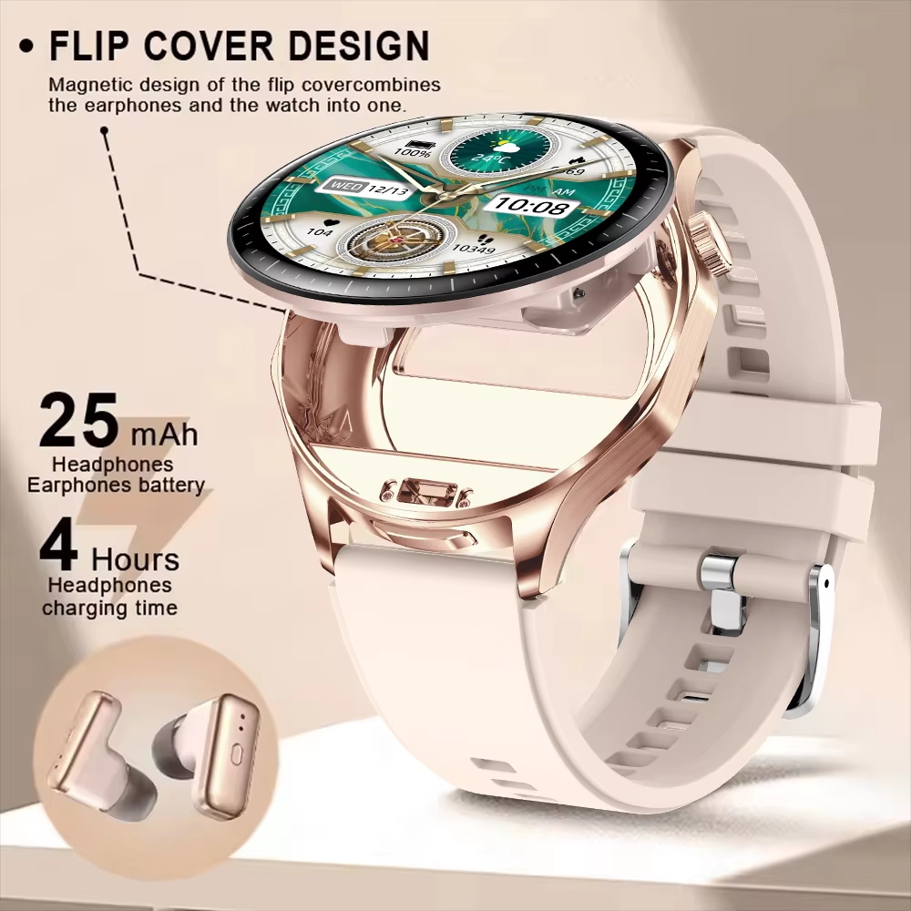 2 In 1 TWS Headset Smart Watch - Smartwatch Noise Watches For Men ulasan dan harga