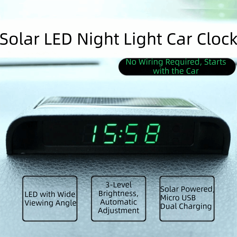 Solar Powered Car Digital Watc - Solar Powered Watch ulasan dan harga