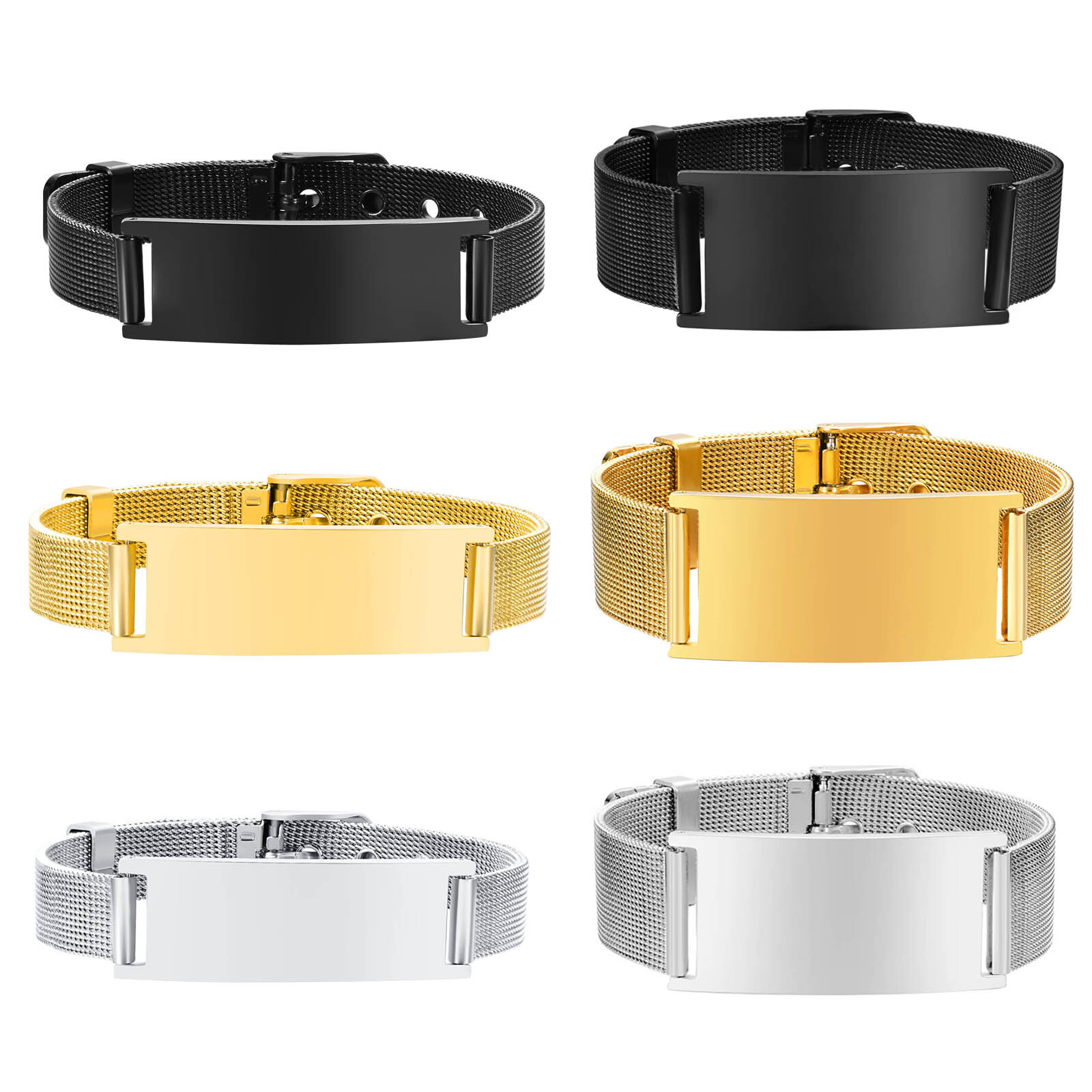 Personalized Photo Bracelet, S - Mesh Stainless Strap ulasan dan harga