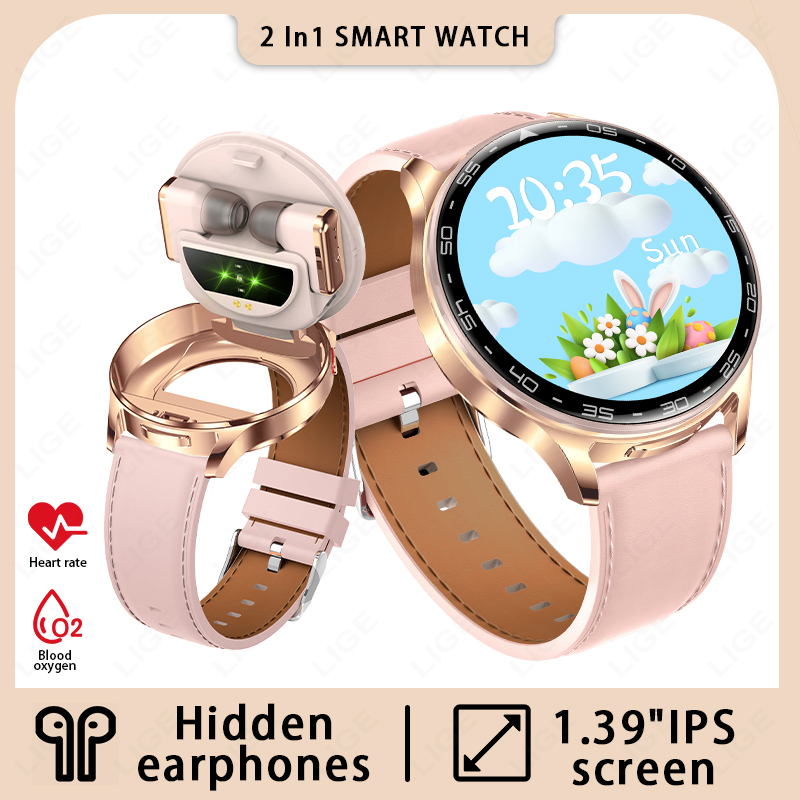 2 In 1 TWS Headset Smart Watch - Smartwatch Noise Watches For Men ulasan dan harga