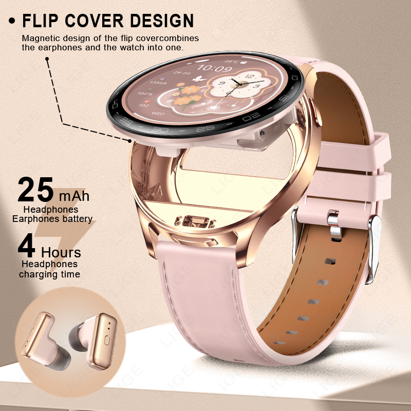 2 In 1 TWS Headset Smart Watch - Smartwatch Noise Watches For Men ulasan dan harga