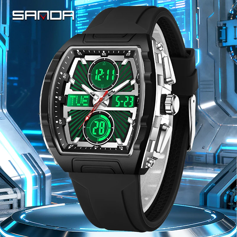SANDA Fashion Trend Men's Watc - Smartwatch Trending Watches For Men ulasan dan harga