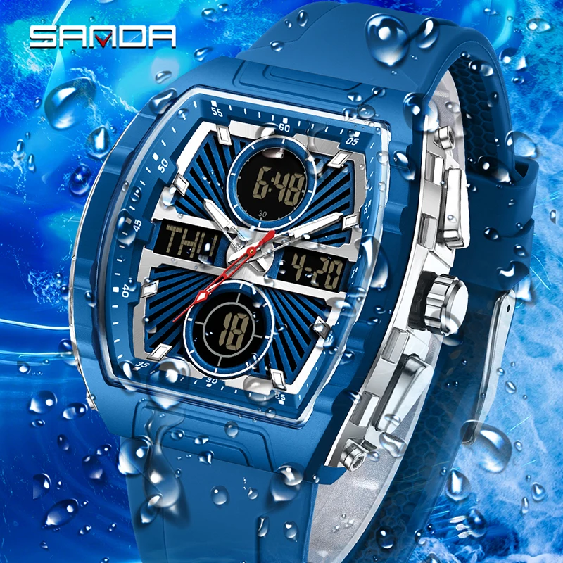 SANDA Fashion Trend Men's Watc - Smartwatch Trending Watches For Men ulasan dan harga