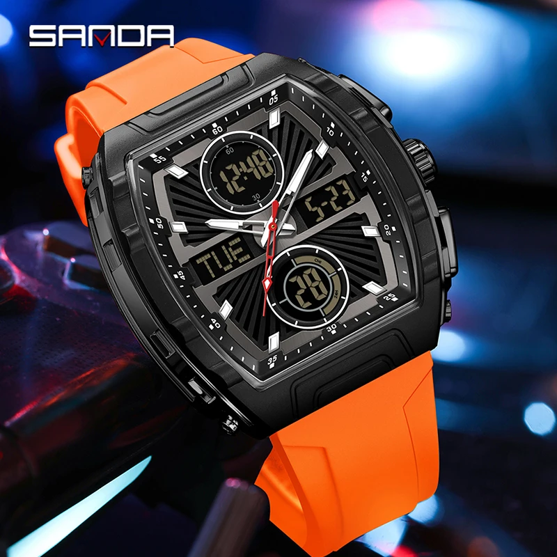 SANDA Fashion Trend Men's Watc - Smartwatch Trending Watches For Men ulasan dan harga
