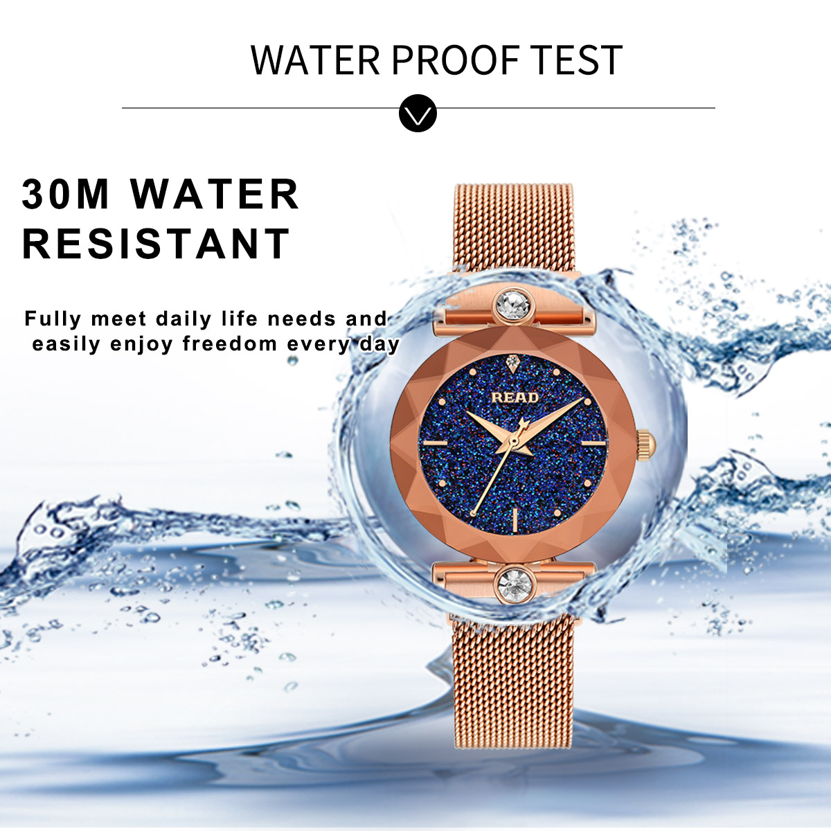 READ Women Quartz Watch | Stai - Mesh Stainless Strap ulasan dan harga