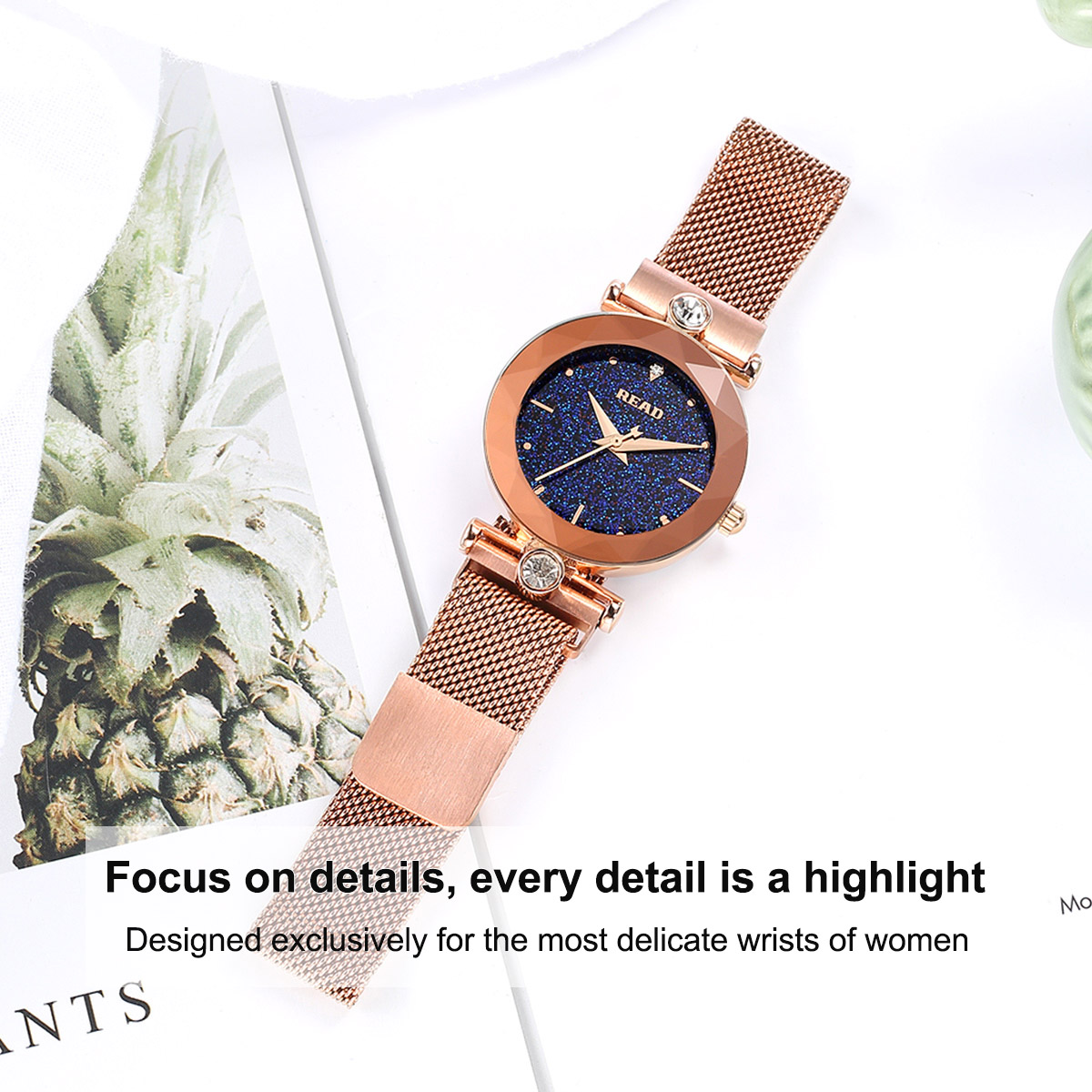 READ Women Quartz Watch | Stai - Mesh Stainless Strap ulasan dan harga