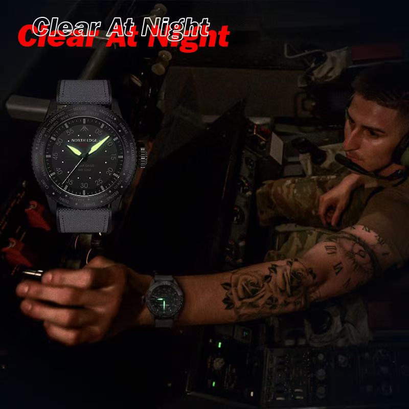 NORTH EDGE MAPLE Solar Quartz  - Solar Powered Watch ulasan dan harga