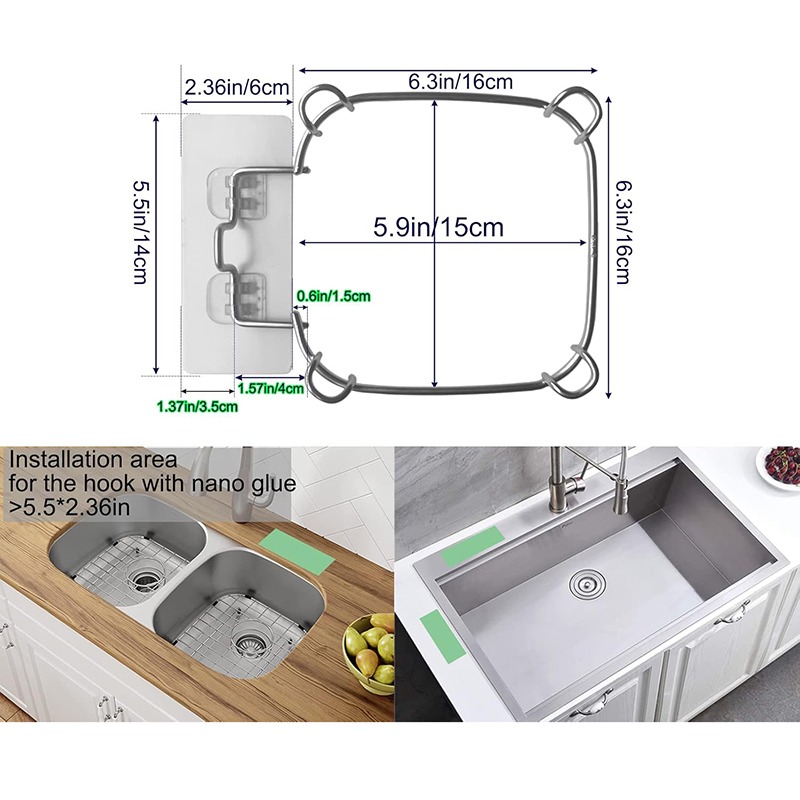Fine Mesh Sink Filter 50Pcs/10 - Mesh Stainless Strap ulasan dan harga