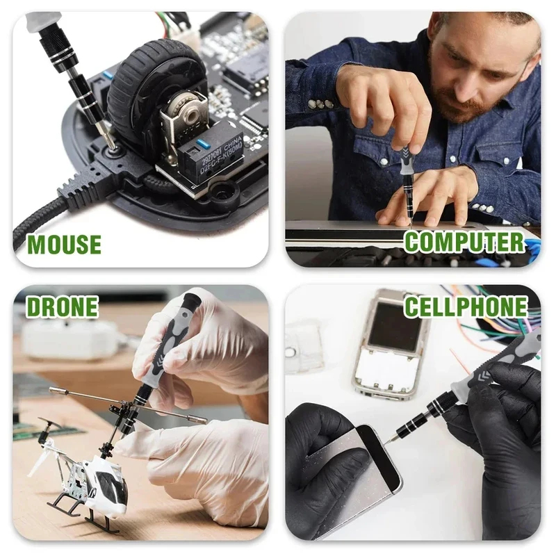 Portable 115in1 Magnetic Screw - Watch Tool Repair Kit ulasan dan harga