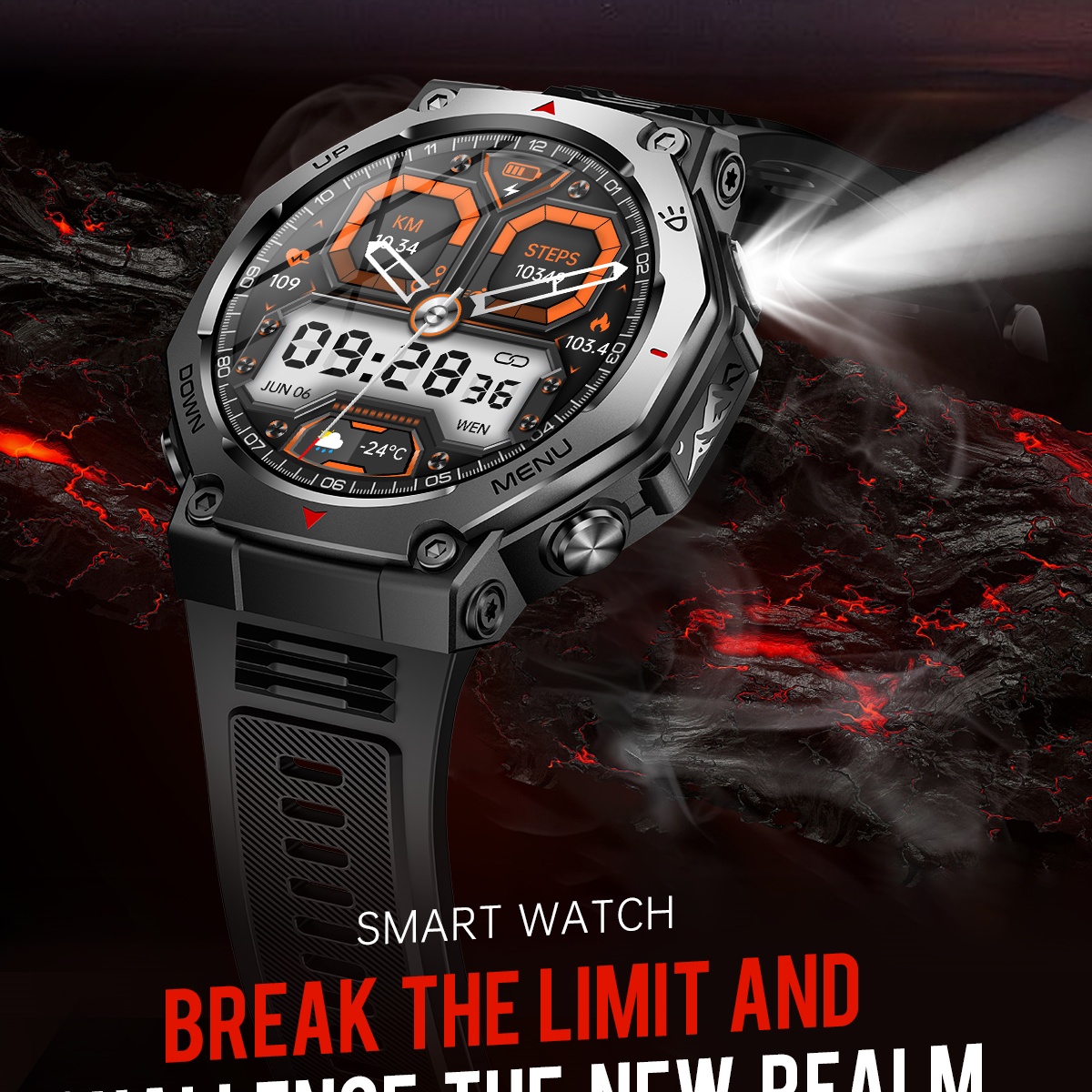 VWAR T-Rex Ultra Smart Watch w - Watch Vs Smartwatch ulasan dan harga