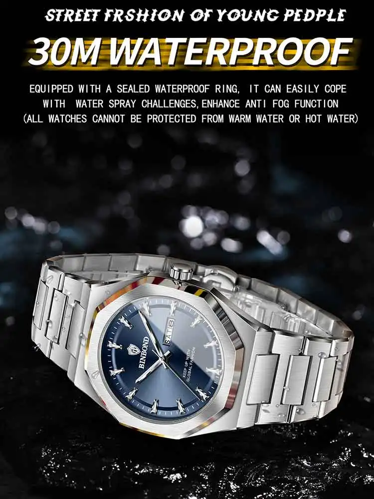 BINBOND Fashion Trend Men's Qu - Smartwatch Trending Watches For Men ulasan dan harga