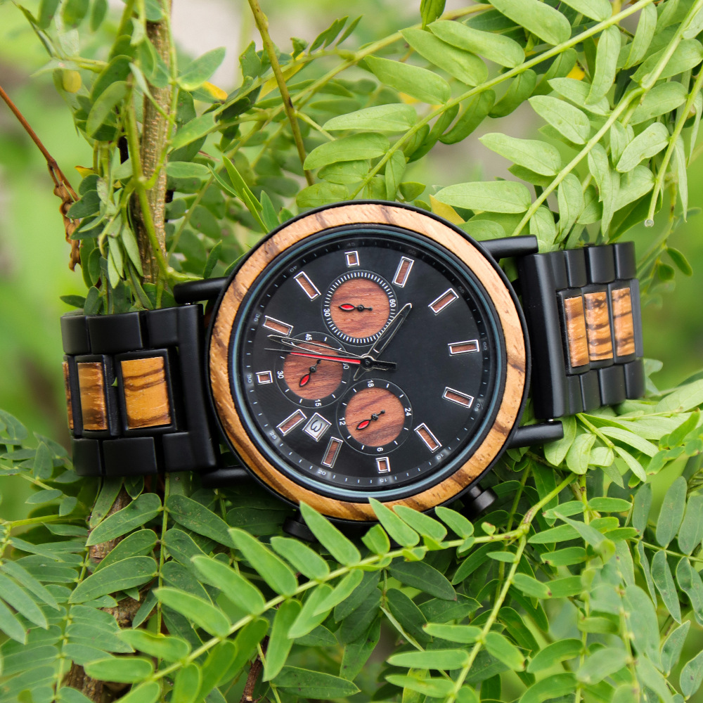 Steel Wood Blend Multi Functio - Smartwatch Trending Watches For Men ulasan dan harga