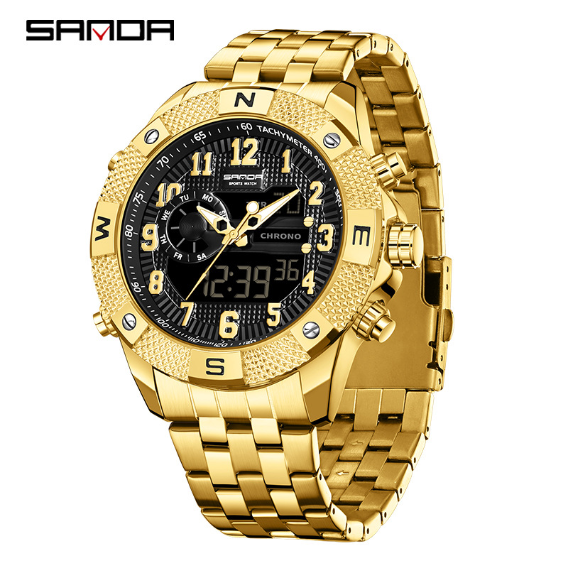 SANDA electronic watch youth t - Smartwatch Trending Watches For Men ulasan dan harga