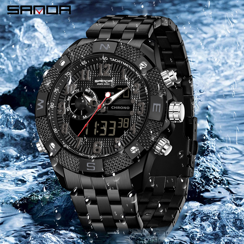SANDA electronic watch youth t - Smartwatch Trending Watches For Men ulasan dan harga