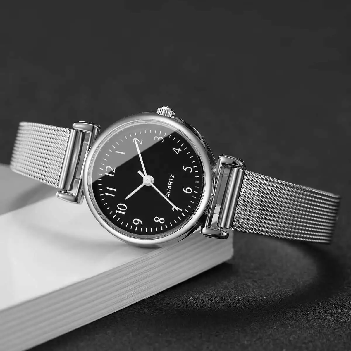 1/2PCS Fashion Women Watches S - Mesh Stainless Strap ulasan dan harga