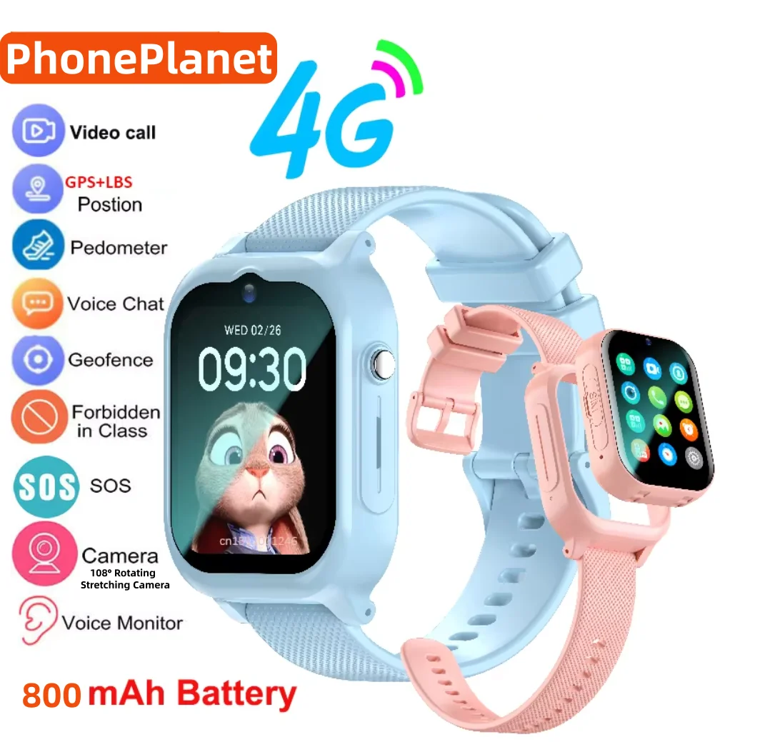 4G Kids Smart Watch with GPS S - Smartwatch Digital Watches For Kids ulasan dan harga