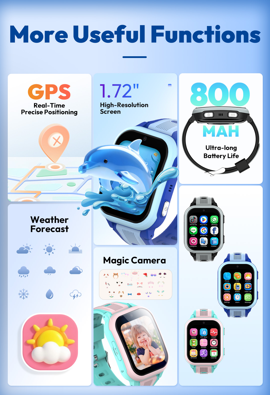 KT41 Smart Watch - 4G Phone Ch - Smartwatch Watches Gift For Boys On Birthday ulasan dan harga