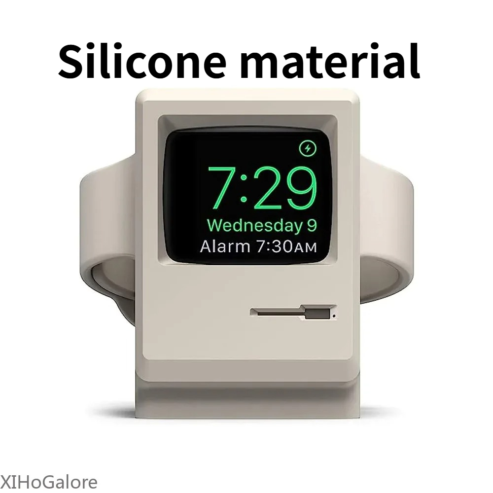 Retro Computer Pattern Silicon - Watch Charging Dock ulasan dan harga