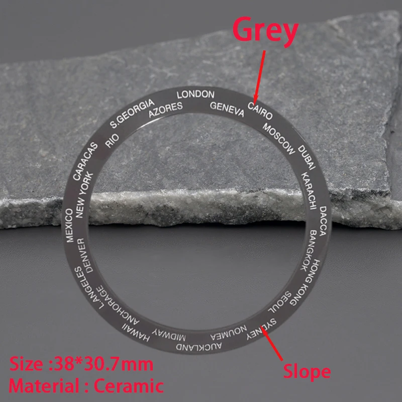 38*30.7mm Imitation Meteorite  - Watch Bezel Insert ulasan dan harga