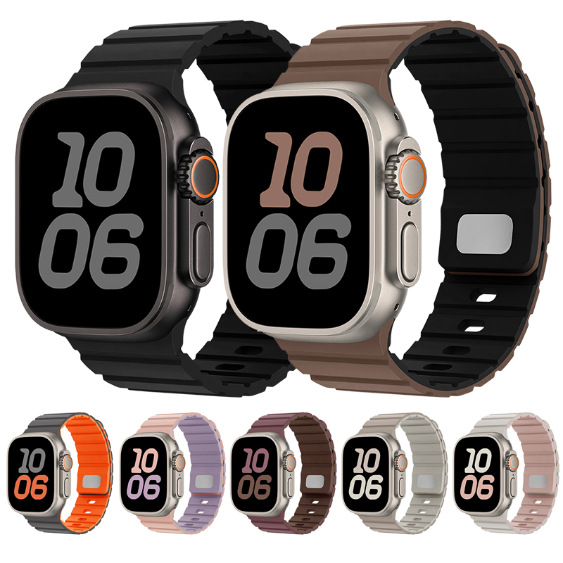 Magnetic Silicone Strap for Ap - Smartwatch Apple Watches For Women ulasan dan harga