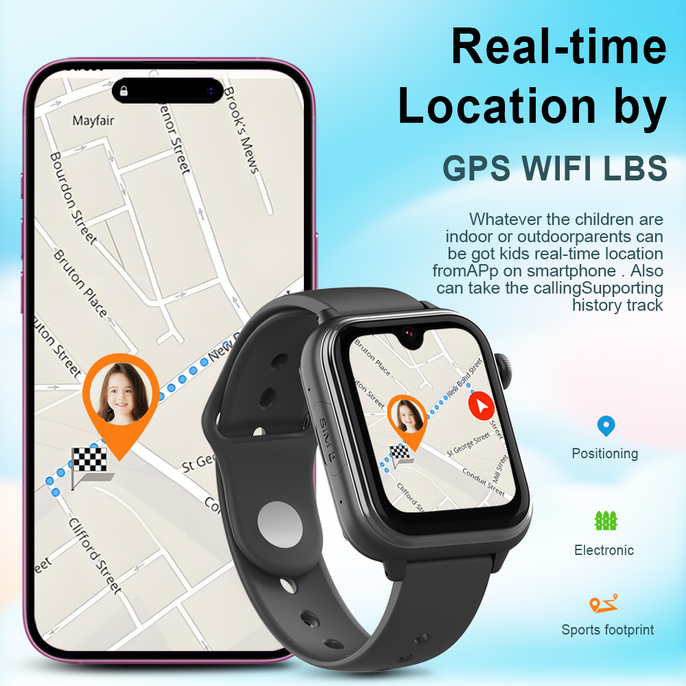 Wonlex KT37 GPS Smart Watch Ki - Smartwatch Digital Watches For Kids ulasan dan harga