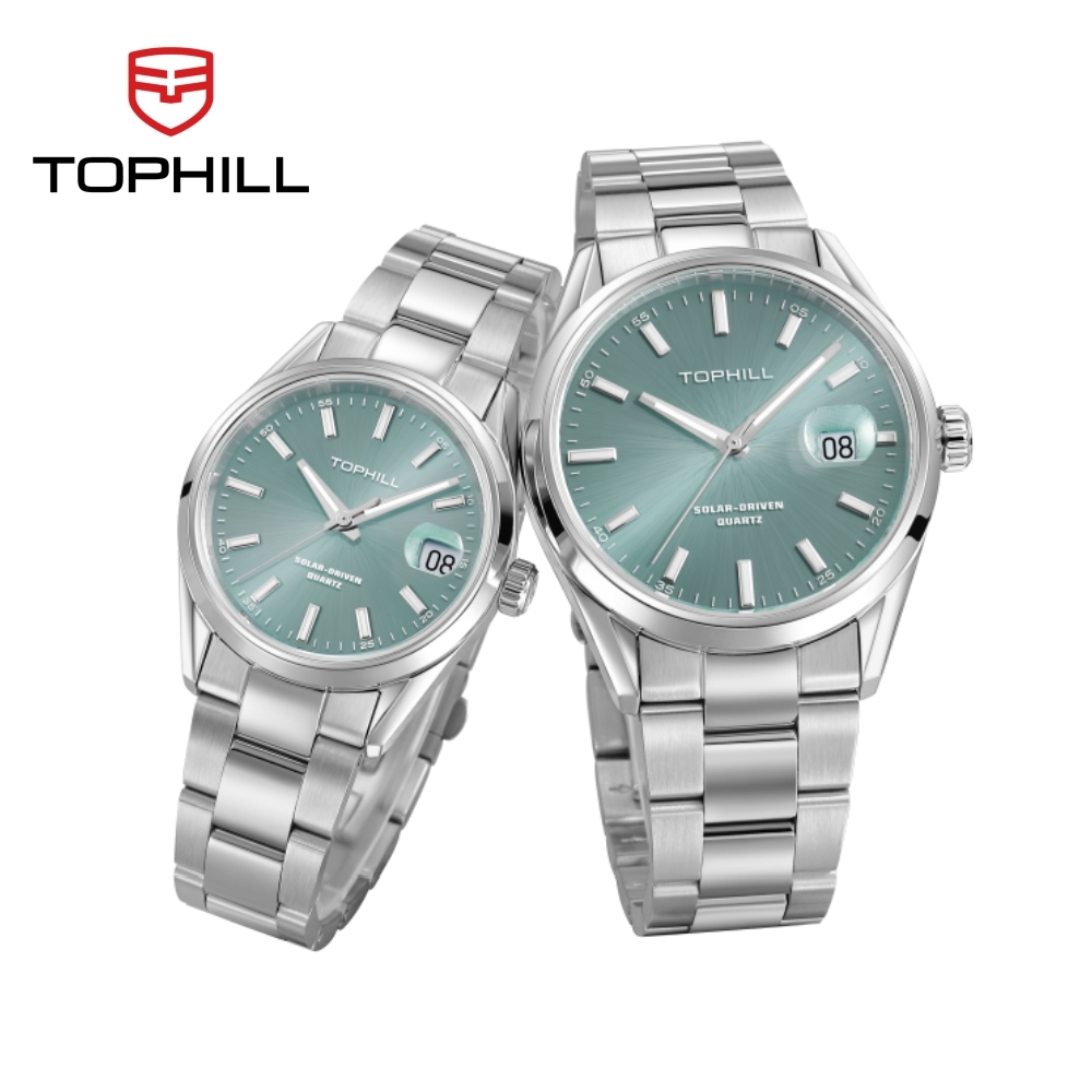 TOPHILL Luxury Watch For Men V - Solar Powered Watch ulasan dan harga