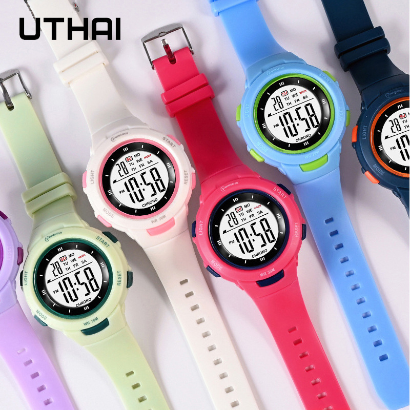 UTHAI Kids Watches Sports Fash - Smartwatch Digital Watches For Kids ulasan dan harga