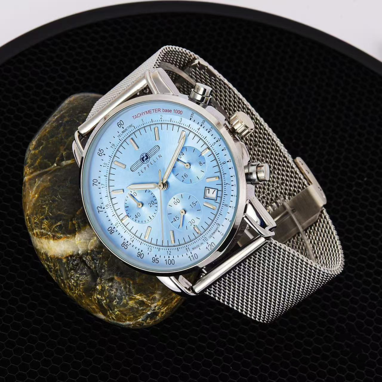 2026 New Collection Zeppelin M - Mesh Stainless Strap ulasan dan harga