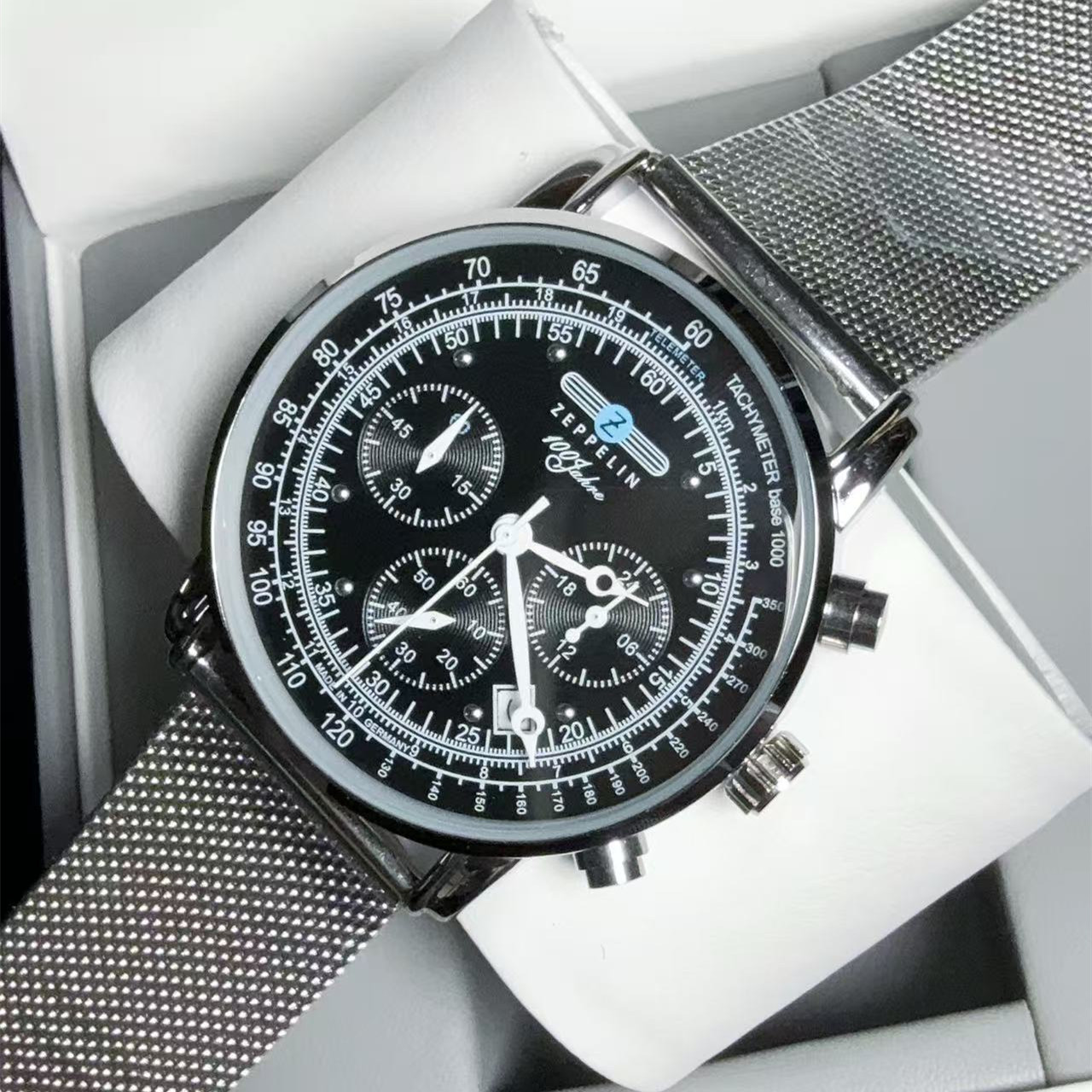 2026 New Collection Zeppelin M - Mesh Stainless Strap ulasan dan harga